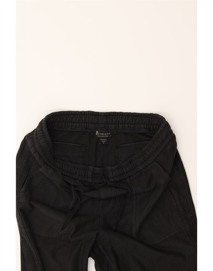 ATHLETA Womens Tracksuit Trousers Joggers US 6 Medium  Black Cotton Vintage Athleta and Second-Hand Athleta from Messina Hembry 