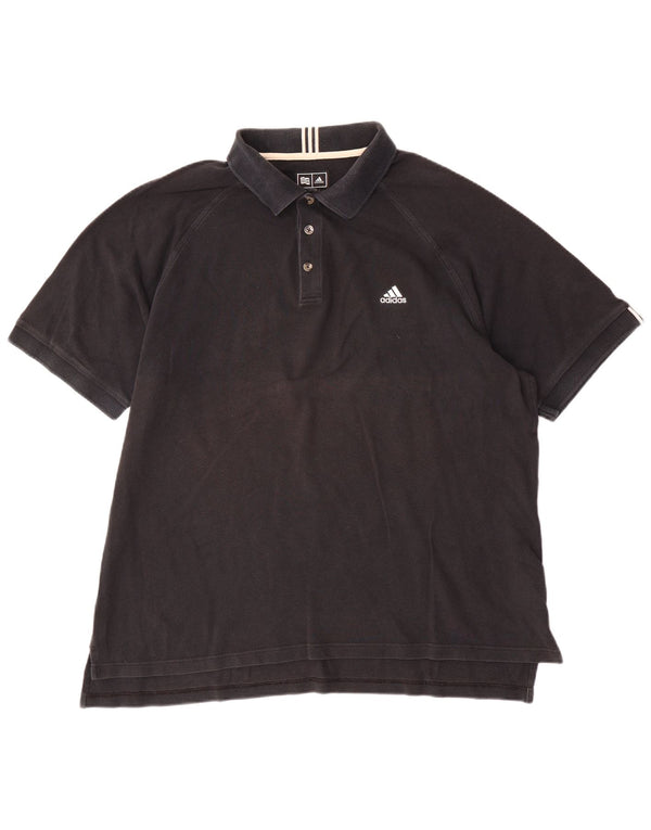 Adidas herre poloshirt XL sort bomuld