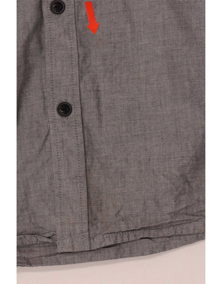 Jack & Jones Chemise Col Roulé Homme Petit Gris Coton