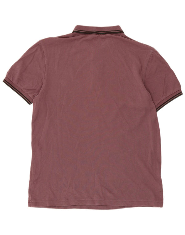 Fred Perry Herre poloshirt Medium brun stribet bomuld