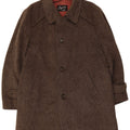 Cappotto da uomo Esquire IT 48 Lana screziata marrone medio