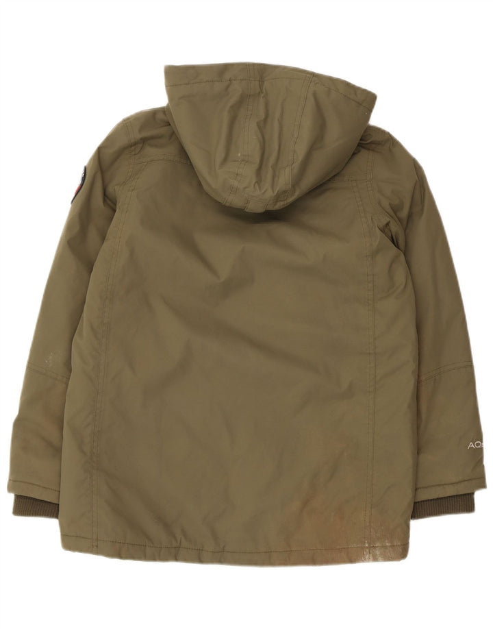 Berghaus Boys Hooded Parka Jacket 11-12 Years Khaki Polyamide