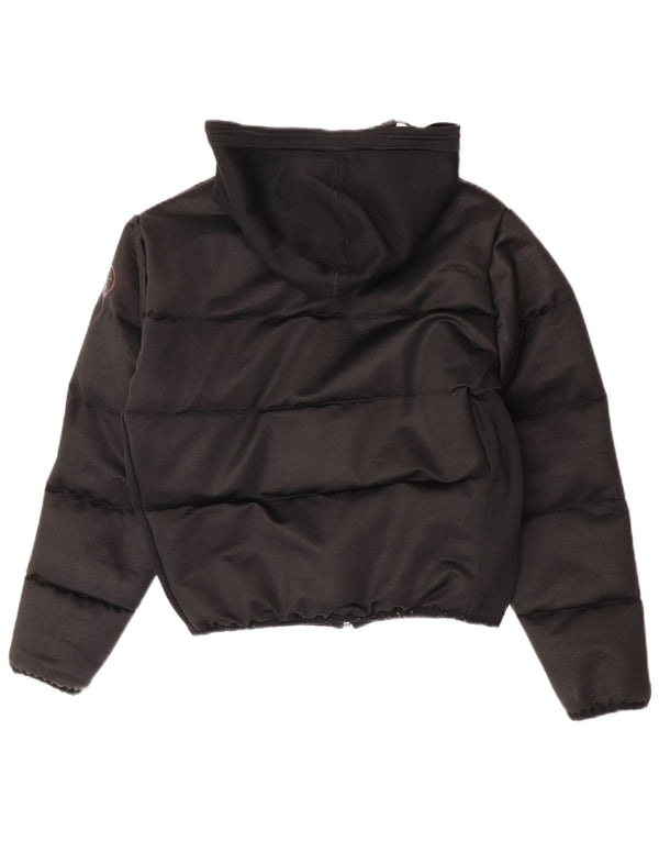 Giacca imbottita oversize con cappuccio da donna Napapijri UK 10 piccola poliestere nero