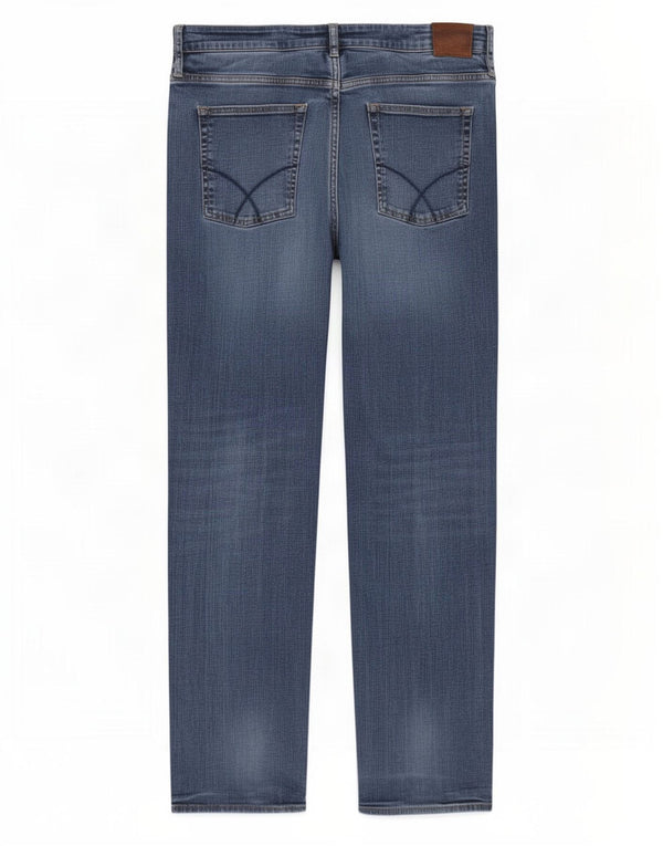 Crew Clothing Mens Straight Jeans W38 L32 Blue Cotton