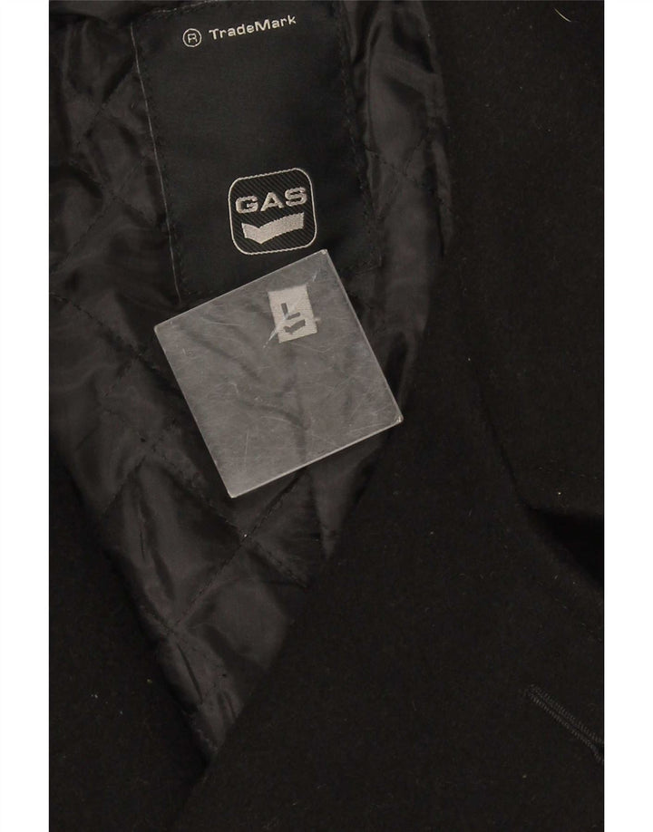 Casaco masculino com peito duplo Gas UK 40 grande preto