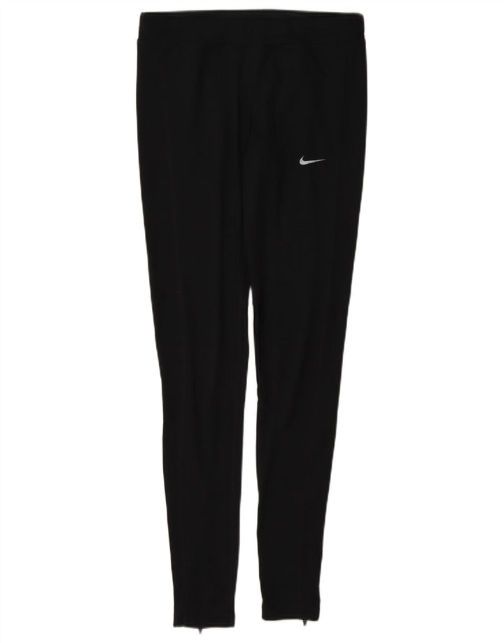 Nike Womens Dri Fit Leggings UK 10 Small Black