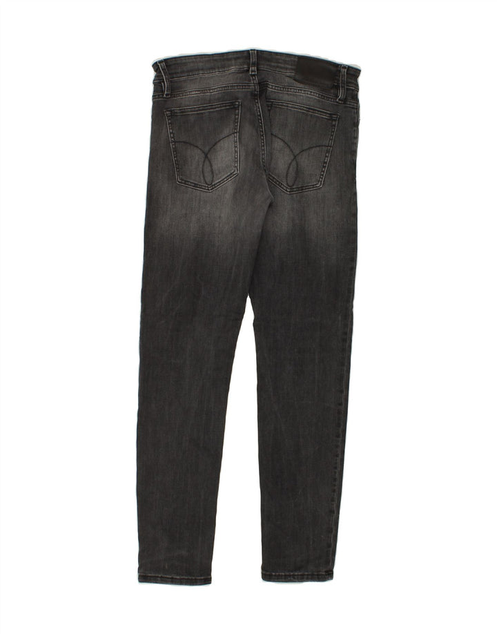 CALVIN KLEIN Womens Slim Jeans W33 L31 Grey Vintage Calvin Klein and Second-Hand Calvin Klein from Messina Hembry 