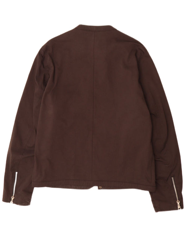 Giubbotto bomber da uomo Diesel UK 40 Large in nylon marrone