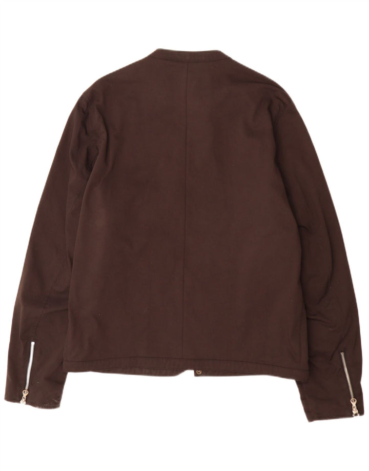Diesel Herre Bomber Jacket UK 40 Stor Brun Nylon