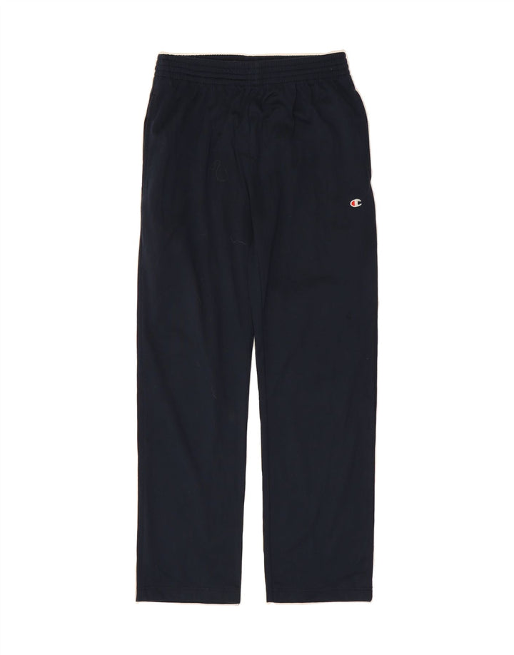 CHAMPION Mens Tracksuit Trousers Small Navy Blue Polyester Vintage Champion and Second-Hand Champion from Messina Hembry 