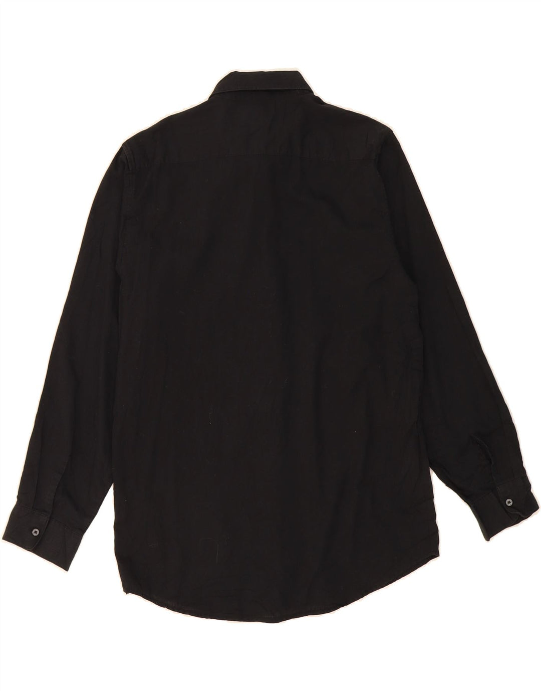 CHAPS Boys Shirt 15-16 Years XL Black Cotton Vintage Chaps and Second-Hand Chaps from Messina Hembry 
