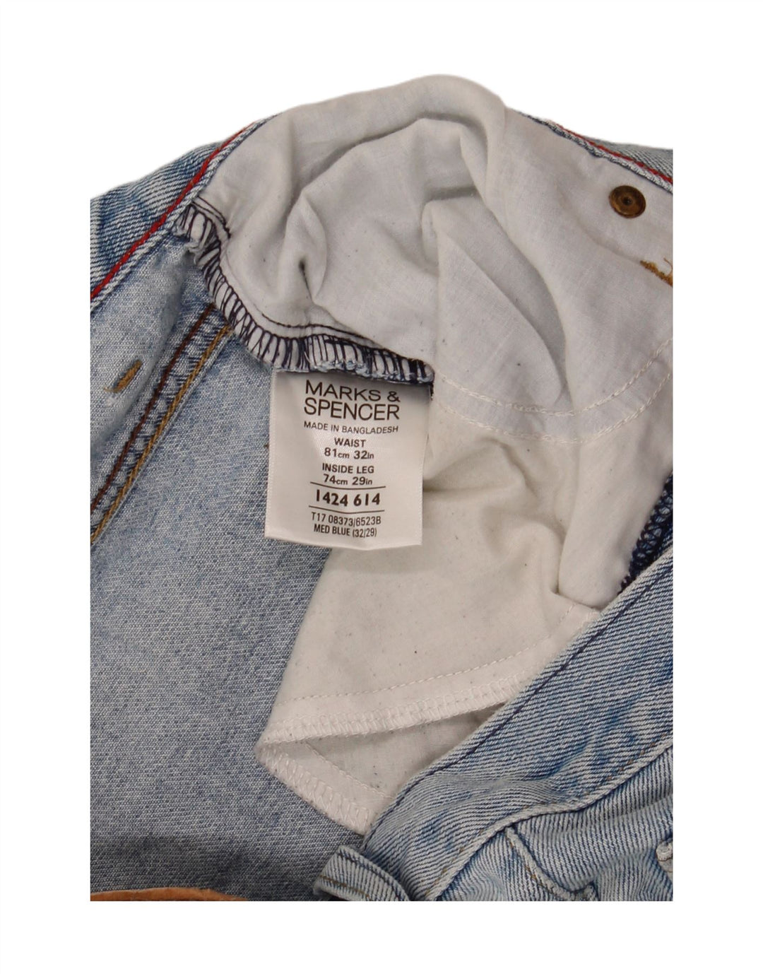 Marks & Spencer Mens Loose Jeans W32 L26 Blue Cotton