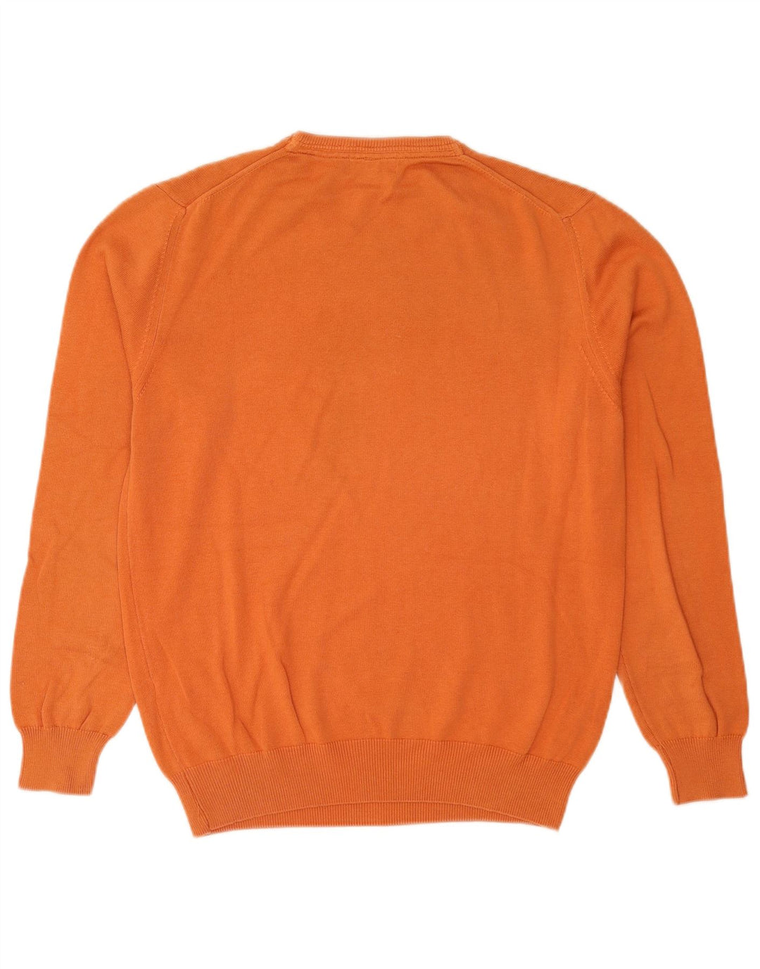 Massimo Dutti Herre Crew Neck sweater Medium Orange Bomuld