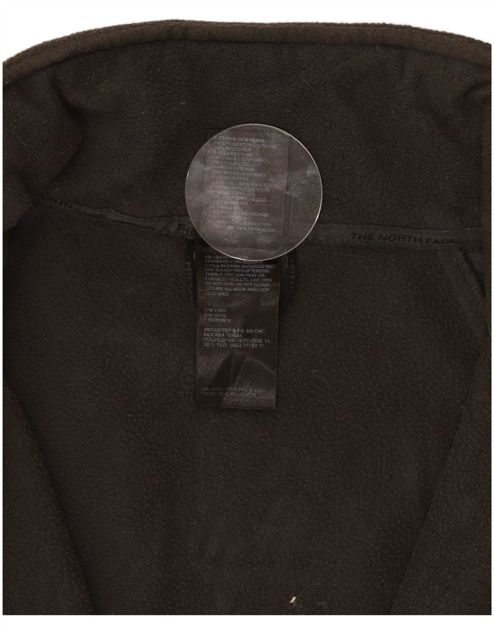 The North Face Mens Fleece Jacket UK 36 Small Grey Polyester