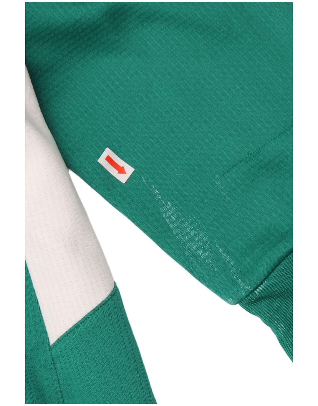 PUMA Sweatshirt til mænd, stor grøn farveblok polyester