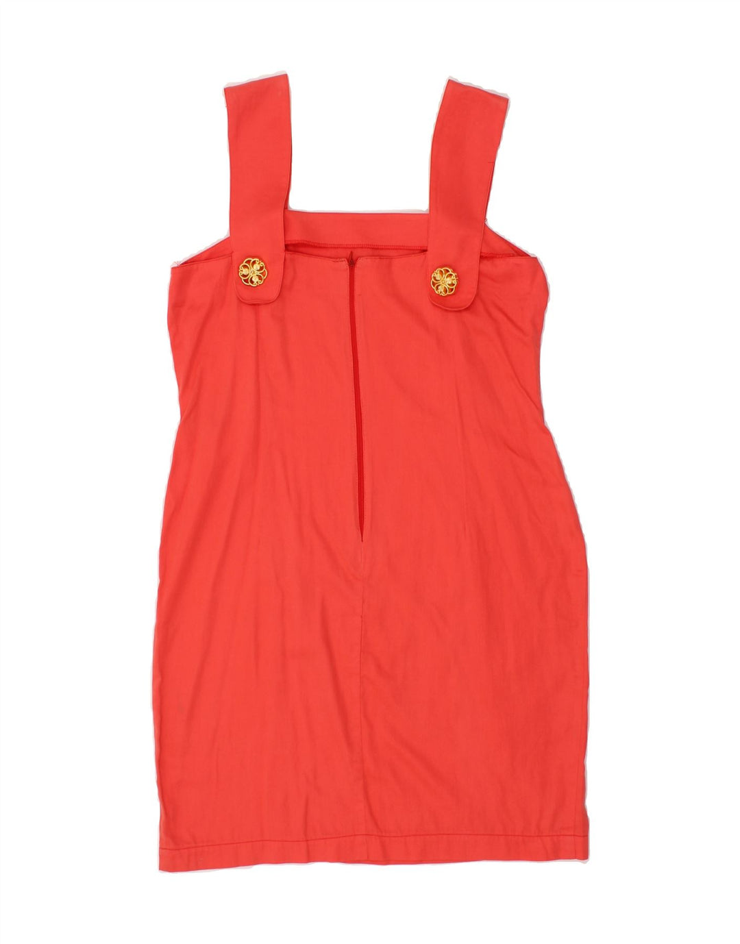 VINTAGE Womens Sleeveless Sheath Dress IT 40 Small Red Vintage Vintage and Second-Hand Vintage from Messina Hembry 