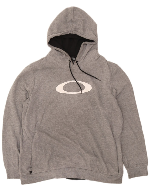 Męski sweter z kapturem Oakley 2XL, szary, nakrapiany