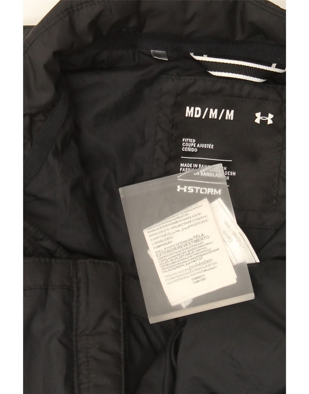 Under Armour Chaleco acolchado para mujer UK 44 Mediano Poliéster negro