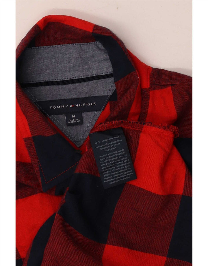 Tommy Hilfiger ženski pulover majica od flanela UK 14 Srednje crvena gingham