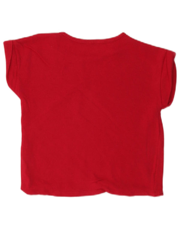 T-shirt grafica per bambina Benetton Top 7-8 anni Rossa