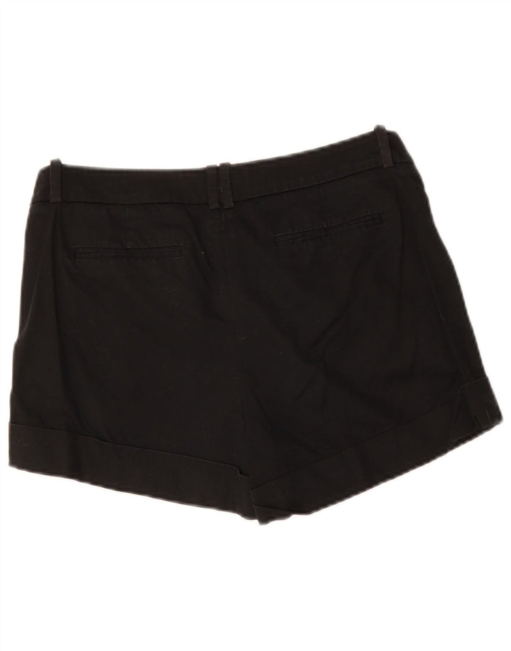 Mossimo Womens Casual Shorts US 8 Medium W32 Sort Bomuld