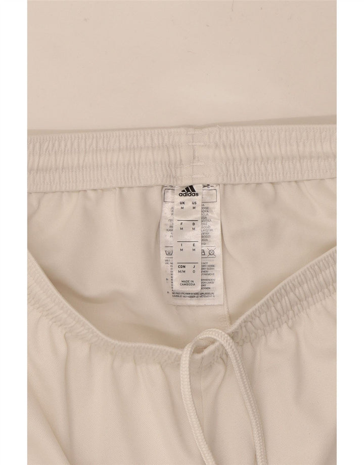 ADIDAS Mens Aeroready Sport Shorts Medium White Polyester Vintage Adidas and Second-Hand Adidas from Messina Hembry 