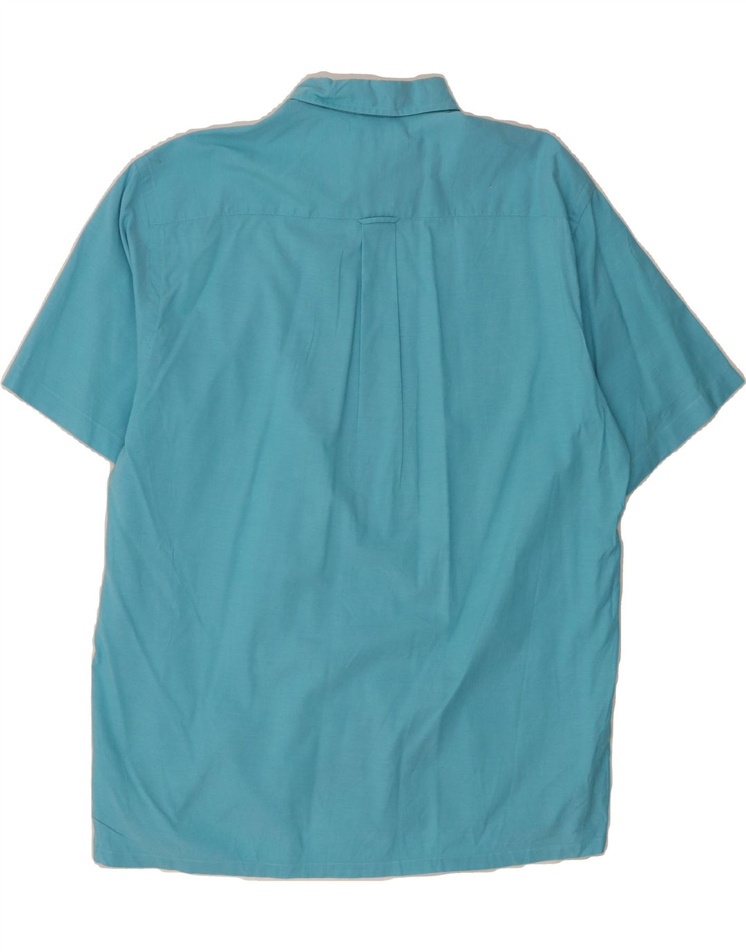 NAUTICA Mens Short Sleeve Shirt Large Blue Cotton Vintage Nautica and Second-Hand Nautica from Messina Hembry 