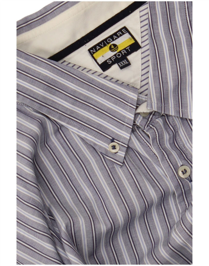 Navigare Mens Shirt 3XL Blue Striped