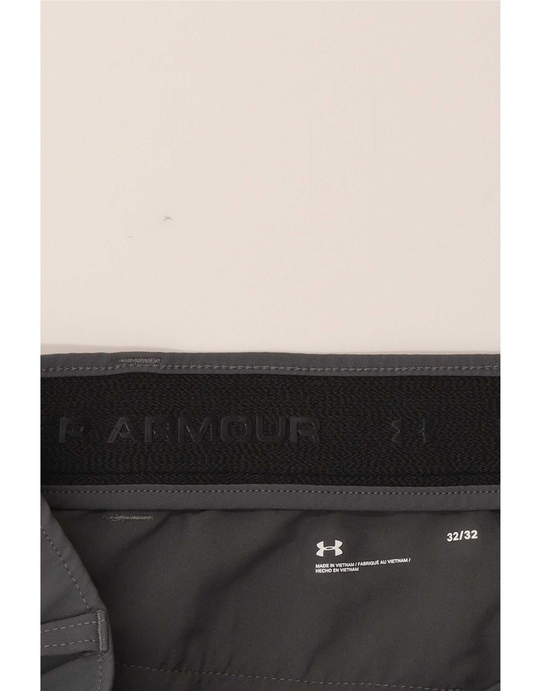 Under Armour Mens Straight Chino Trousers W32 L32 Grey Polyamide