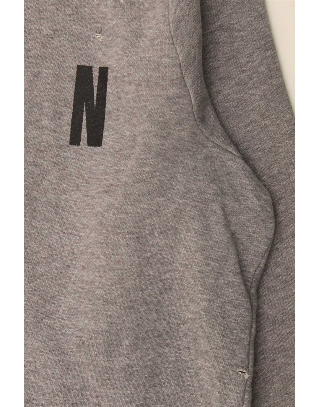 Jordan Mens Graphic Sweatshirt Jumper Large Grey Colourblock Cotton