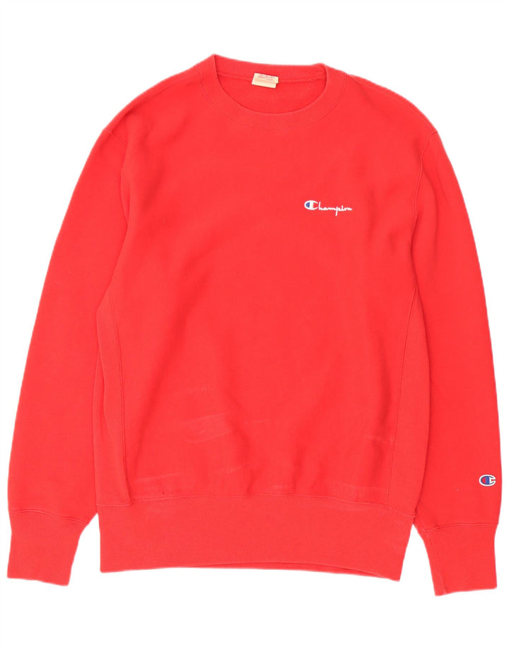 Felpa da uomo Champion Jumper XL in cotone rosso