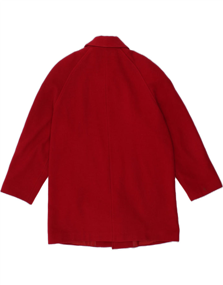 HOLMEWOOD Womens Overcoat UK 12 Medium Red Wool Vintage Holmewood and Second-Hand Holmewood from Messina Hembry 