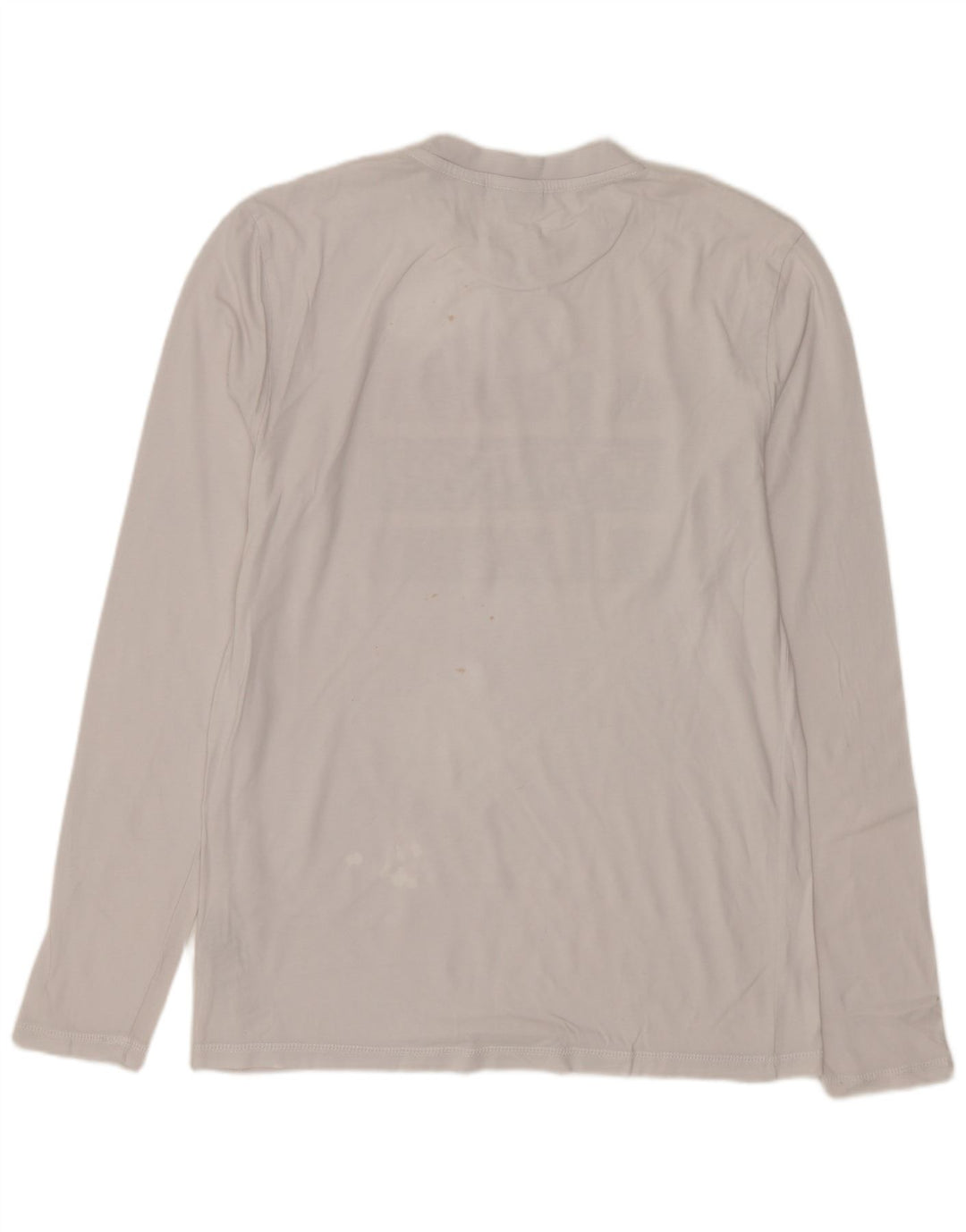 NAPAPIJRI Haut graphique à manches longues pour homme en coton blanc moyen