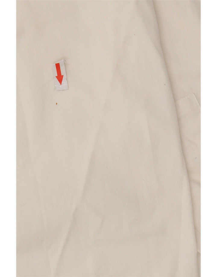 Vintage Mens Shirt Small White Cotton