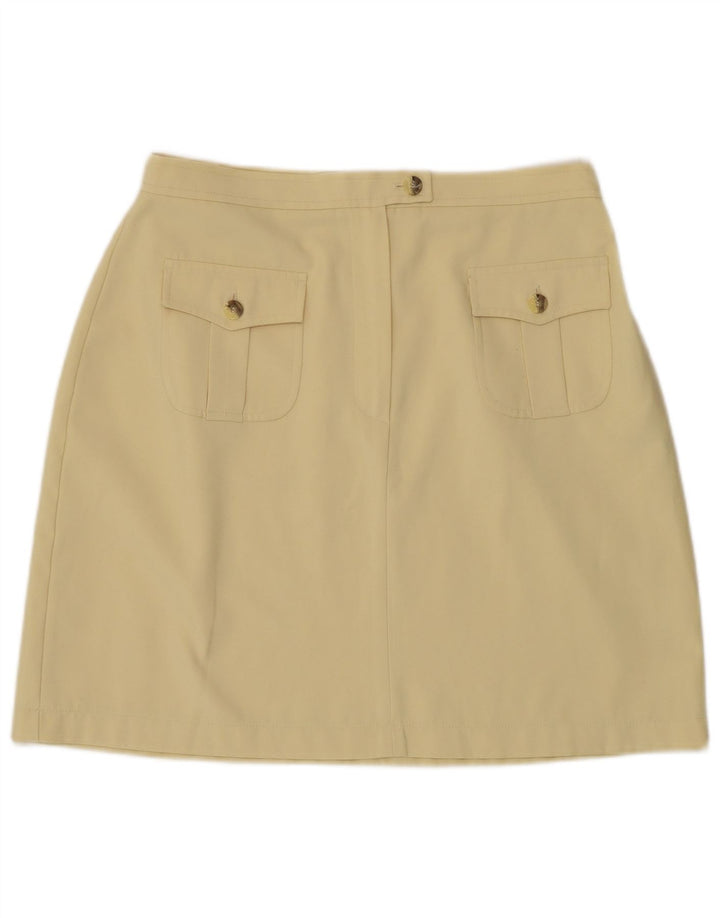 Zabaione Mini jupe femme EU 40 Medium W30 jaune