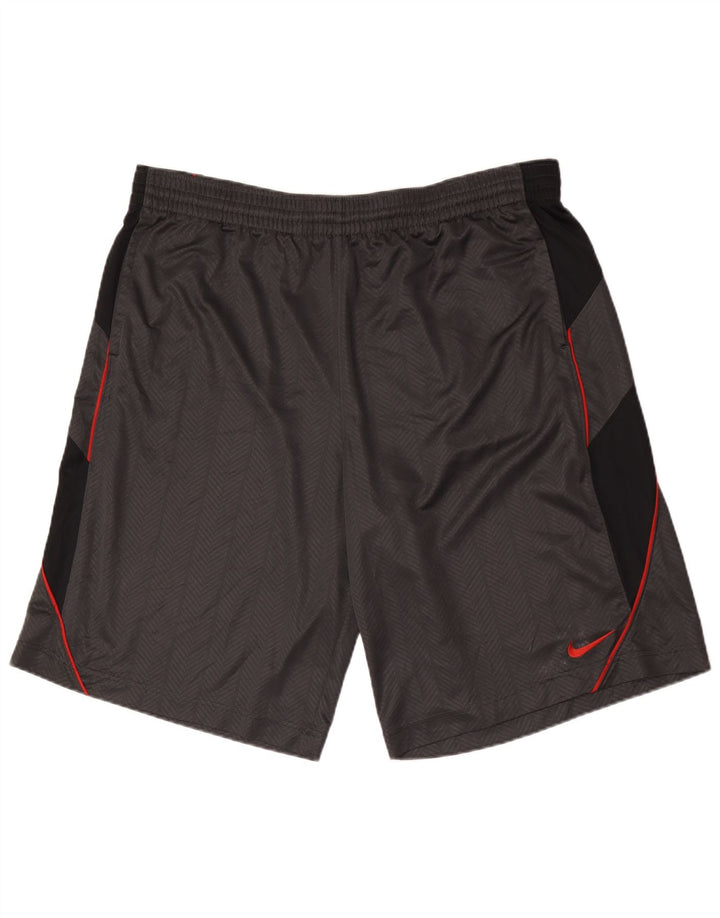 Nike Mens Sport Shorts 2XL Grey Colourblock Polyester