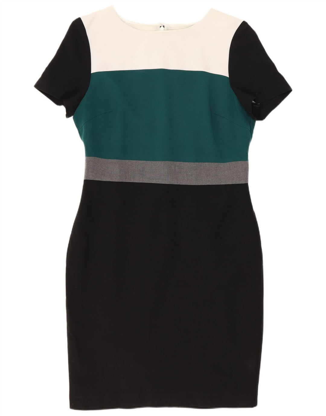 Marks & Spencer Womens Sheath Dress UK 12 Medium Multicoloured Colourblock