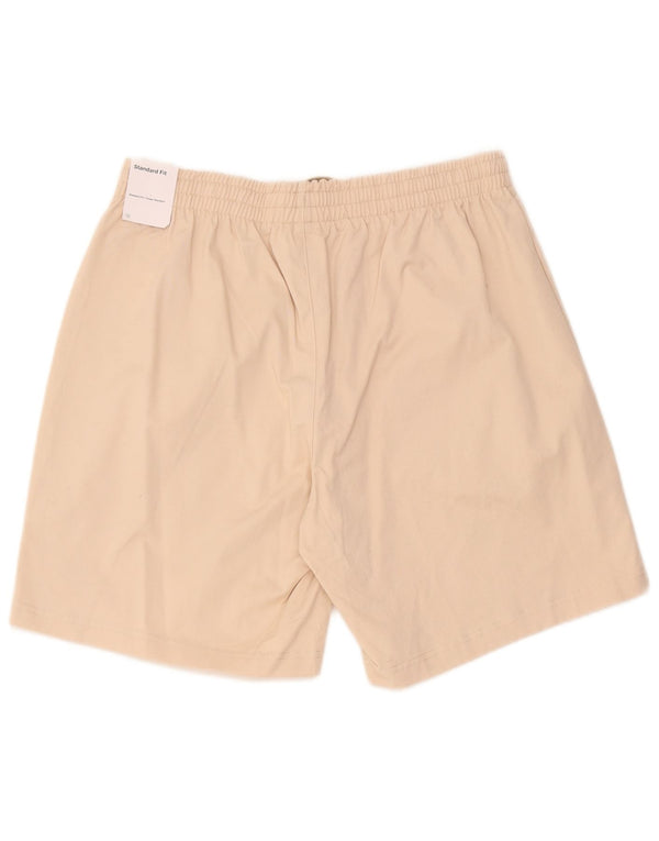 Pantaloncini sportivi Nike Swoosh Standard Fit da uomo di grandi dimensioni in cotone beige
