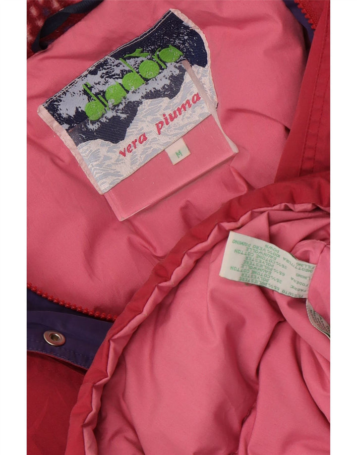 Diadora Dame Oversized Polstret Frakke UK 14 Medium Pink Polyester