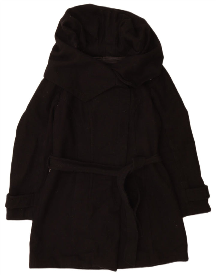 Zara Manteau Femme UK 20 2XL Laine Noire