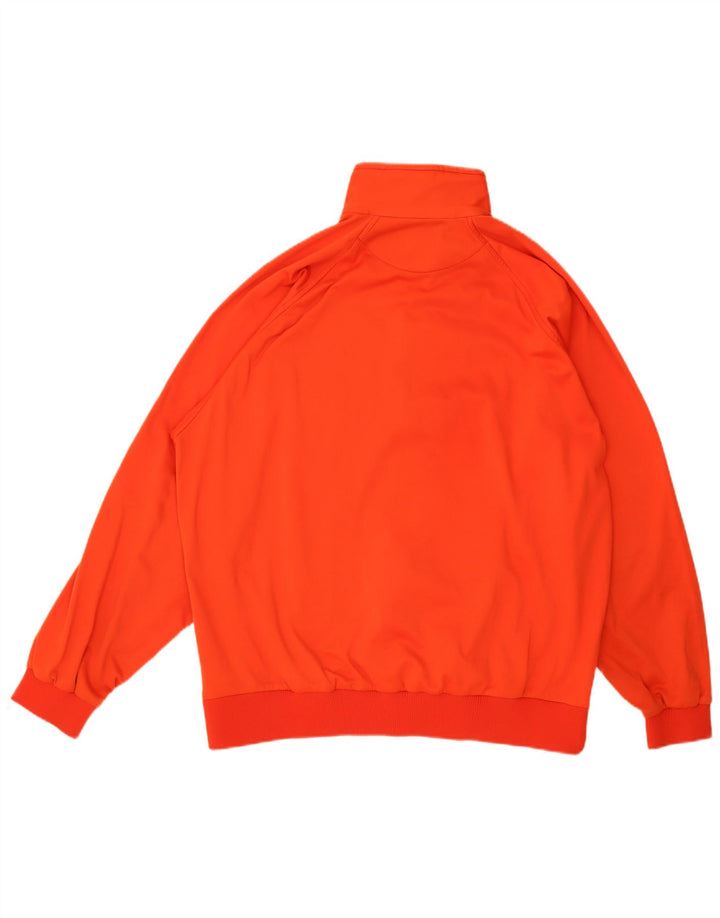 Champion Mens Tracksuit Top Jacket 2XL Orange Colourblock Polyester