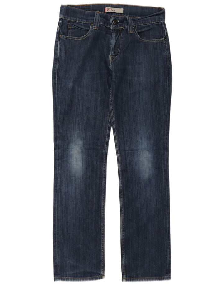 Levi's Mens 511 Slim Jeans W32 L32 Blue Cotton