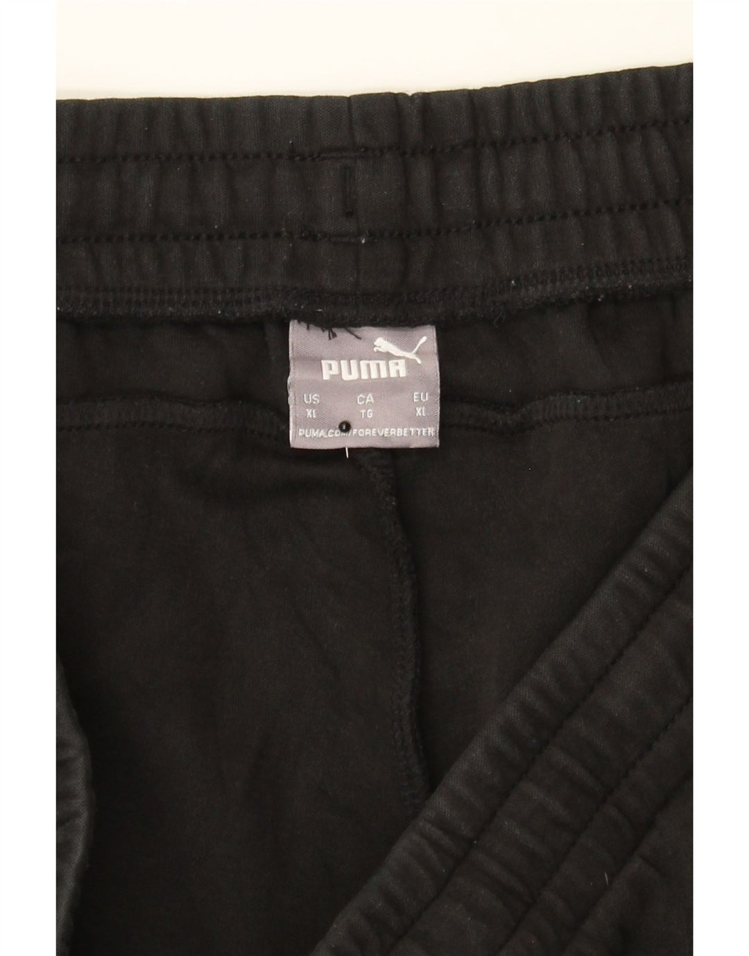 PUMA Mens Tracksuit Trousers XL  Black Cotton Vintage Puma and Second-Hand Puma from Messina Hembry 