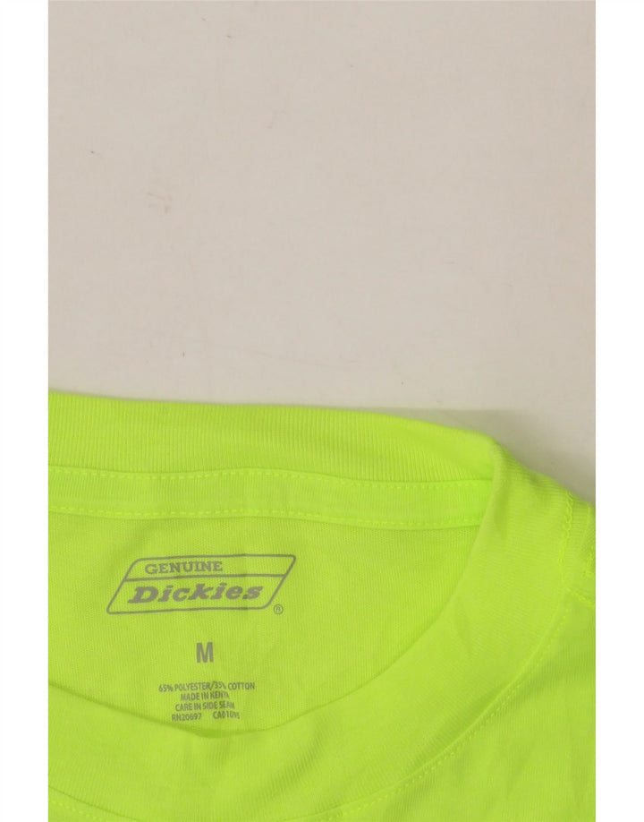 Dickies Mens T-Shirt Top Medium Green Polyester