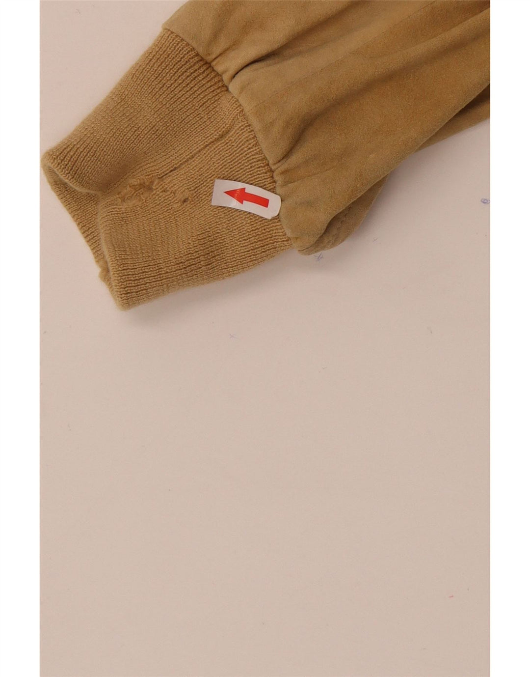 Vintage herre ruskind bomberjakke UK 38 Medium Beige