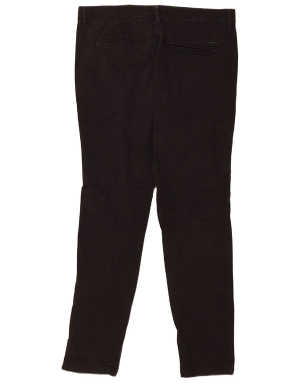 Jack & Jones Mens Slim Chino Pantalones W34 L32 Algodón Negro