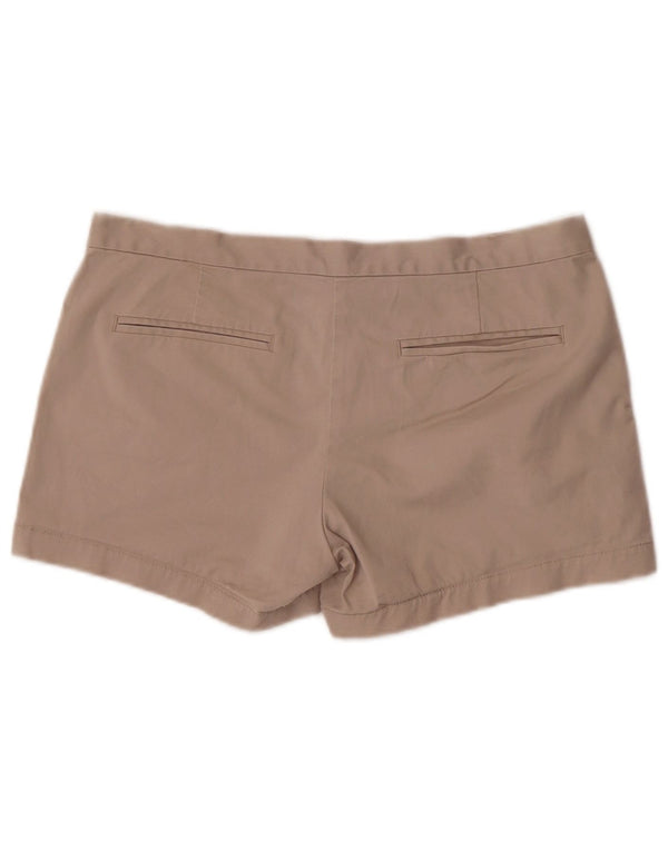 Armani Exchange Womens Low Waist Chino Shorts US 8 Medium W32 Beige Cotton