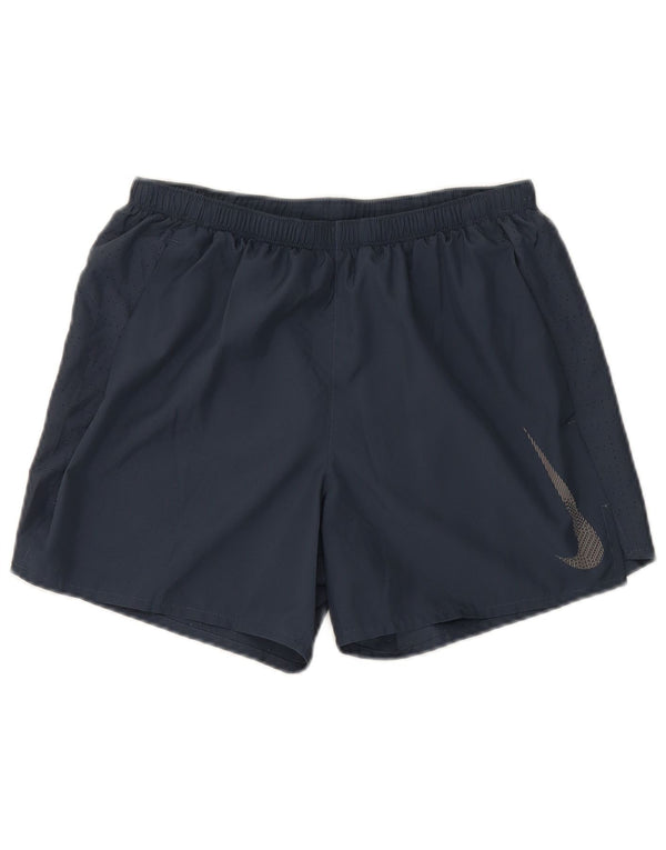 Nike Mens Dri Fit Sport Shorts Medium Navy Blue Polyester