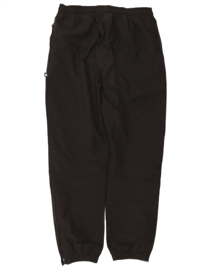 ADIDAS Mens Tracksuit Trousers Joggers Small Black Polyester