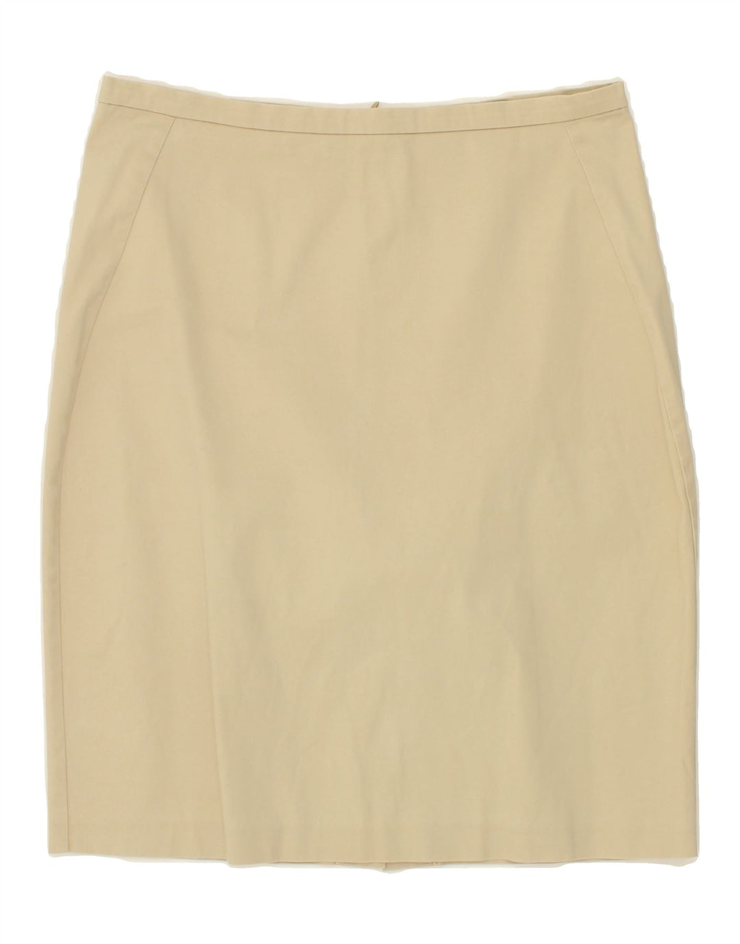 BENETTON Womens Straight Skirt W30 Medium Beige Vintage Benetton and Second-Hand Benetton from Messina Hembry 